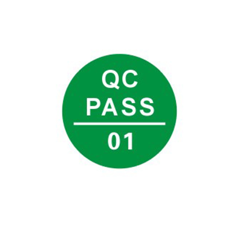 倾阑 质检标签 qcpass质检不干胶商标贴纸产品检验合格证不良品标签