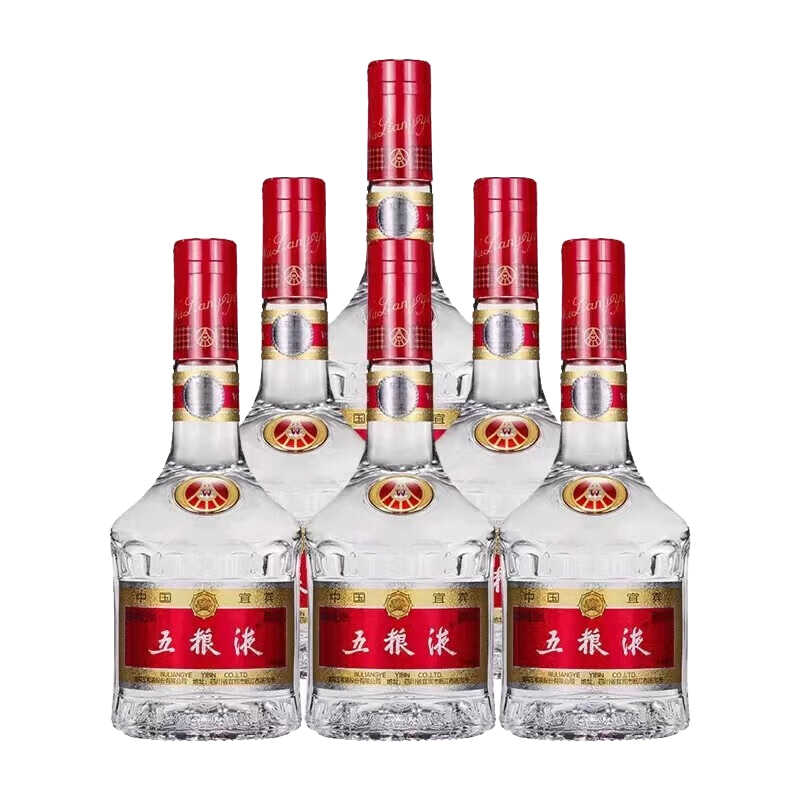 五粮液普五 第七代 浓香型白酒 52度 500ml 过年送礼 五粮液第七代