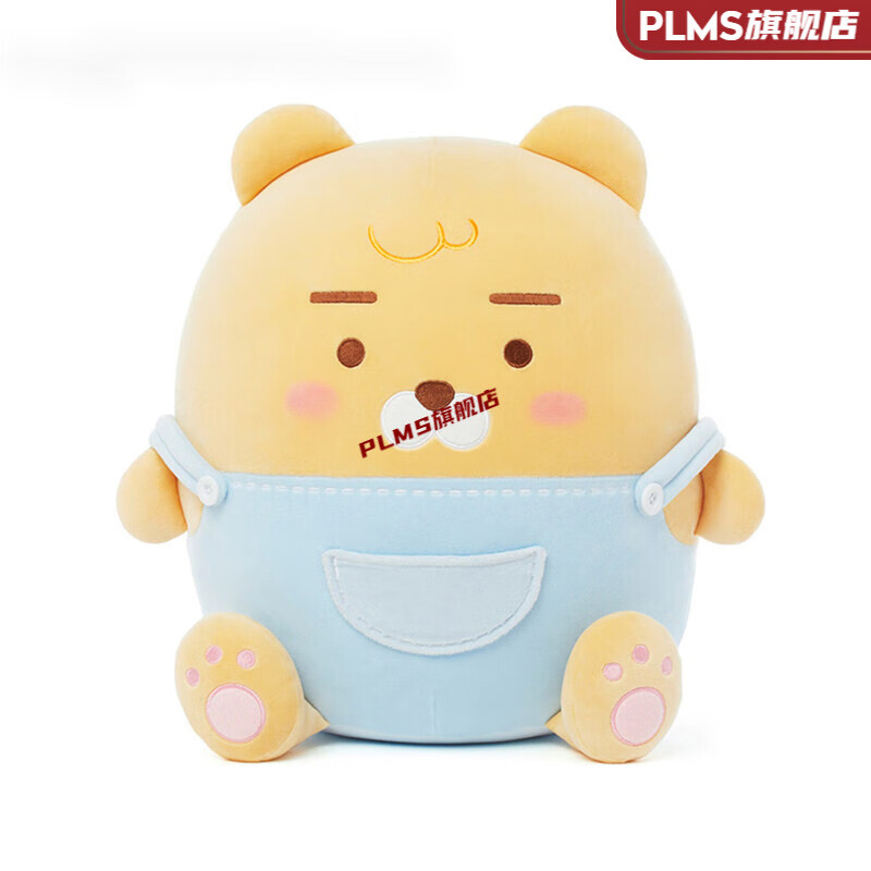 韩国kakao按摩熊kakao friends 萌趣卡通可爱ryan屁桃超柔软 ryan