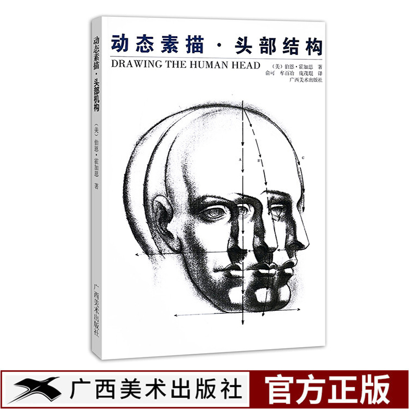 名家头部手绘技法赏析 人物素描大师速写临摹基础入门技法教程 头部结