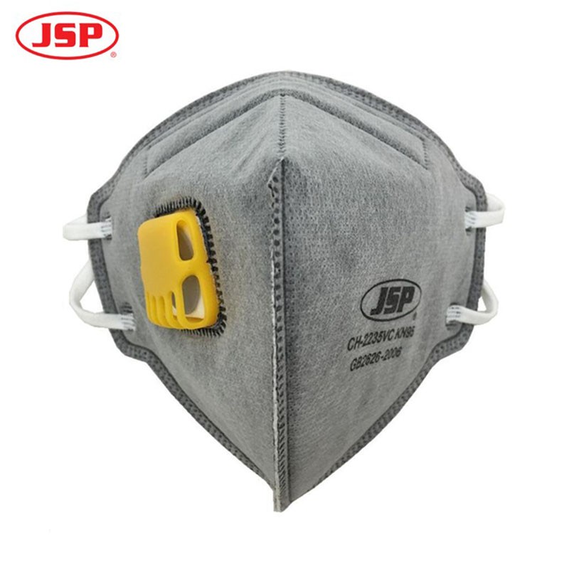 洁适比JSP 折叠型口罩头戴式 工业防尘防异味活性炭口罩 CH-2235VC KN95 15只/盒