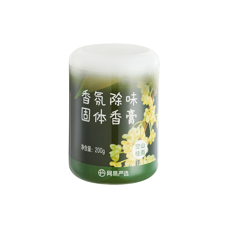 网易严选 香氛除味除醛固体香膏 除臭去异味 93%除醛率高效除醛 自然散香稳定 空山桂雨200g