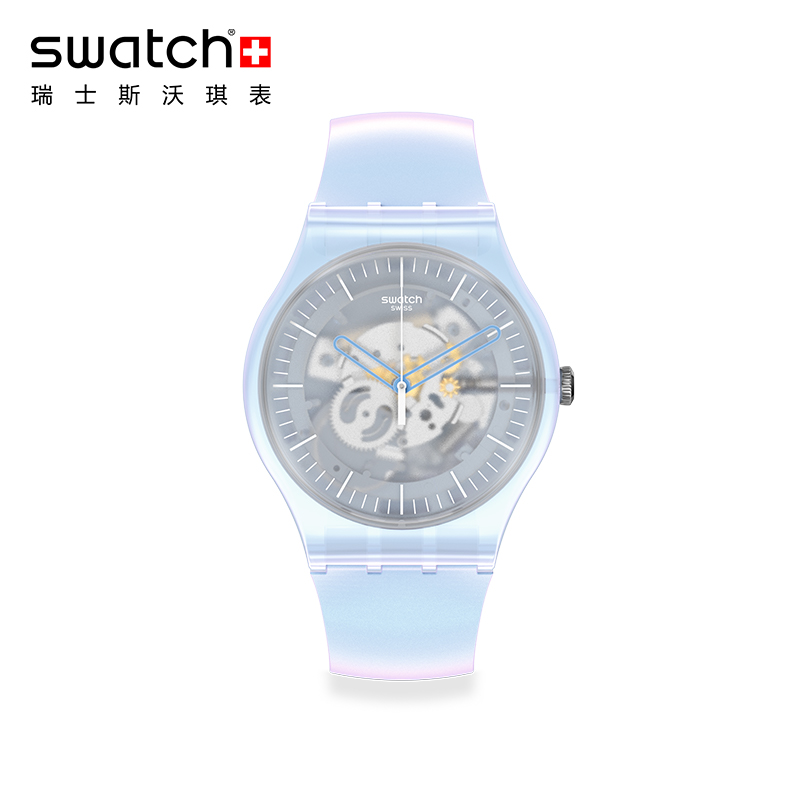 斯沃琪（Swatch）瑞士手表 原创系列 繁花似锦 学生潮流 男女石英表SUOK154