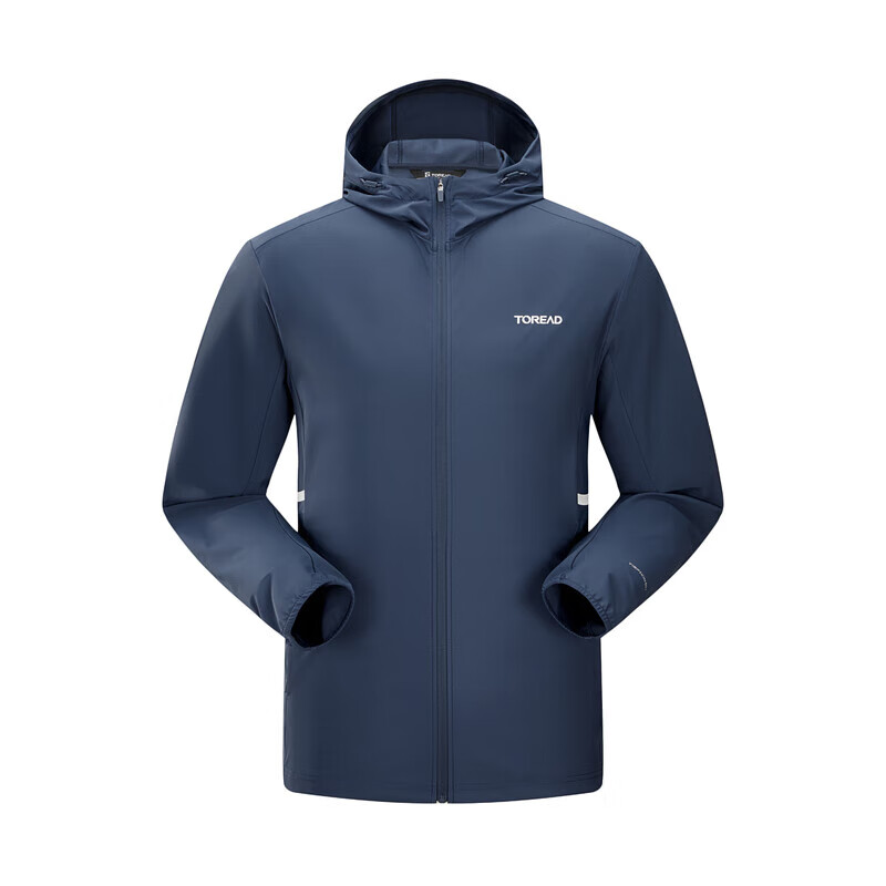 探路者防晒衣男23新户外亲肤防紫外线凉感皮肤衣tazzbl81789 沥青蓝 s