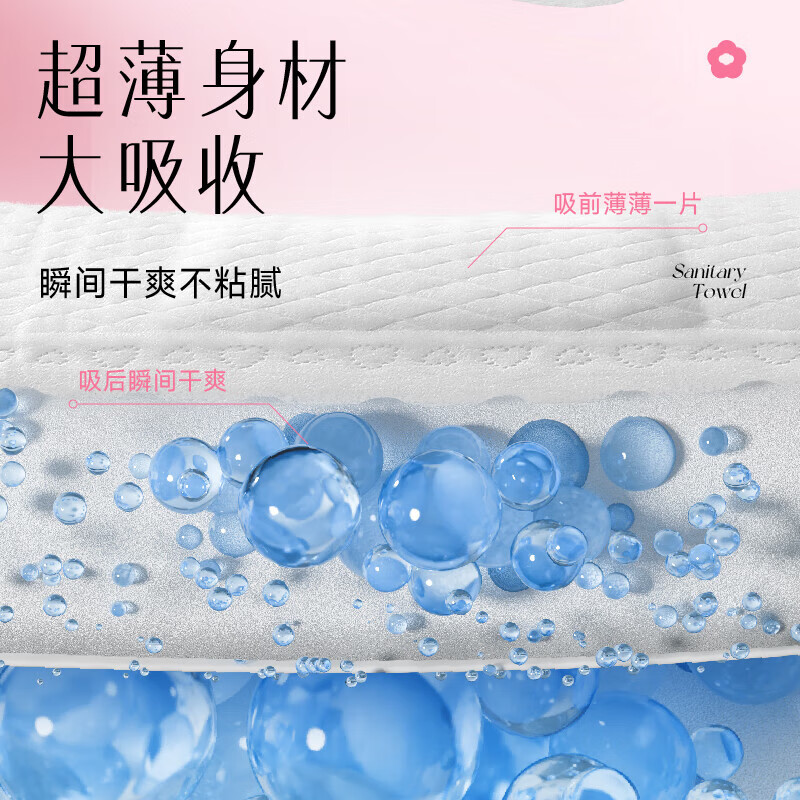 百丽（BaiLi）零感超薄卫生巾姨妈巾日用245/290/360mm量贩组合装 棉柔 245mm 20片 日用1包