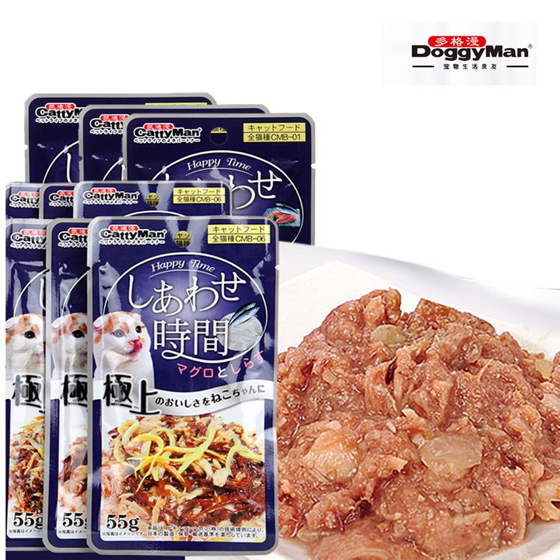 路斯(luscious)成幼猫汤罐55g*9包猫罐头湿猫粮猫奶糕罐头鱼罐 金枪鱼