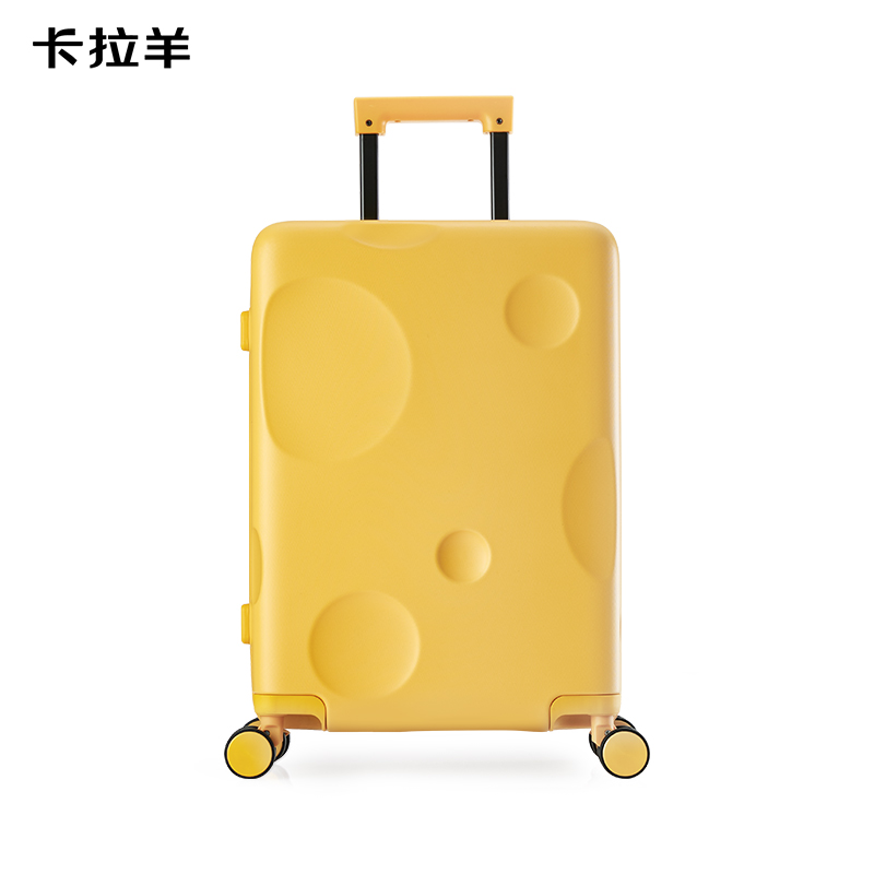 卡拉羊(kala·y)芝士拉杆箱20英寸登机箱时尚简约24英寸旅行箱防刮花