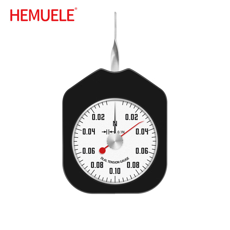 HEMUELE横向张力计SEN指针测力计单针/双针测试仪推力弹力开关触点压力计 SEN-10-2（10N双针）