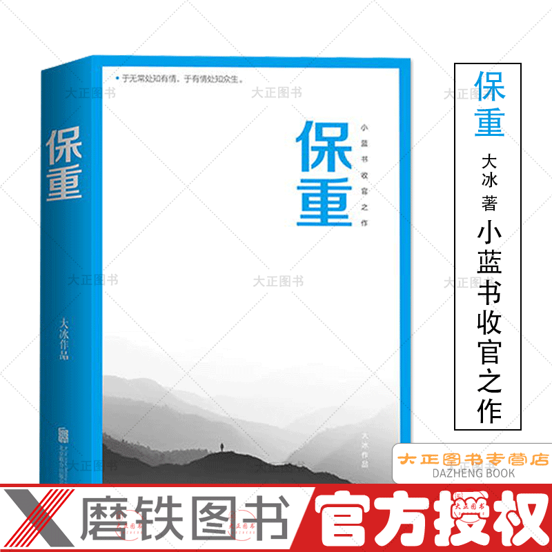 保重  阔别三年2022年大冰全新作品 