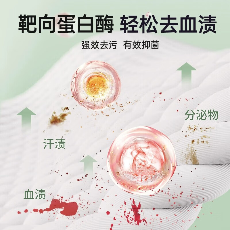 易洁亮内衣洗衣液内裤专用香氛清洗剂除菌去味去血渍洁净去污男女通用 内衣洗衣液500ml【2瓶装】