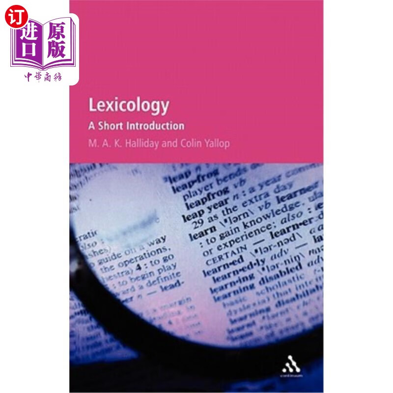 海外直订lexicology: a short introduction 词汇学:简介