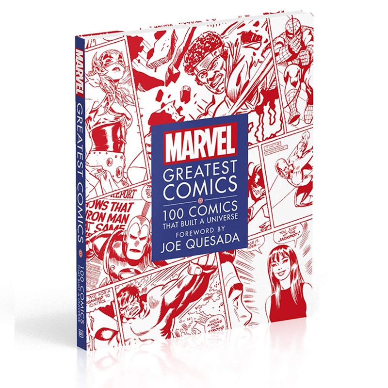 预售 英文原版 DK漫威伟大的漫画 Marvel Greatest Comics: 100 Comics that Built a Universe 绿山墙图书