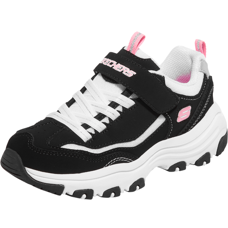 Skechers斯凯奇童鞋2023新款,老爹鞋设计魔术贴穿脱方便