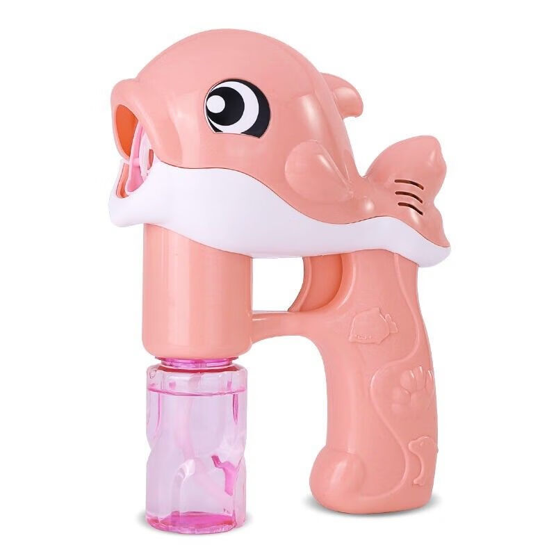 【现货直发】抖音吹泡泡机儿童电动泡泡相机全自动发光网红自动吹泡泡机照相机卡奇雅 粉色鲸鱼泡泡枪 电池版+3电池+2瓶泡水+20泡液