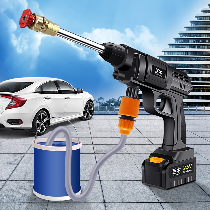 西尼优(ceeniu)无线洗车机高压锂电洗车水枪清洗机刷车泵便携式洗地