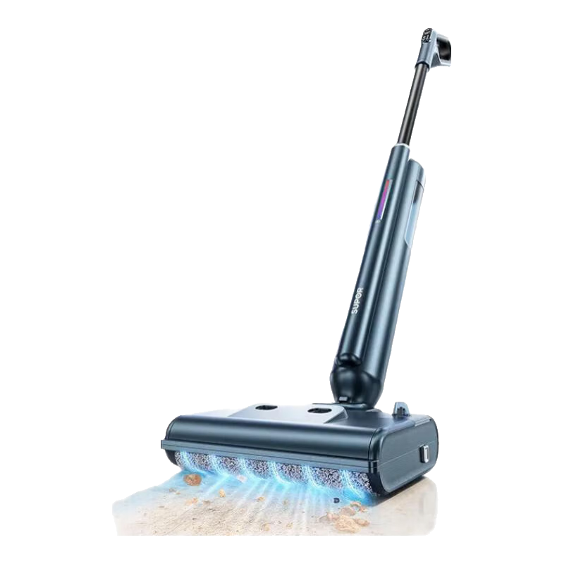 苏泊尔洗地机洗拖一体拖地机家用自动清洗固液分离无异味轻音轻量自牵引电动拖把EMC-K2 【O水渍O缠毛】1秒洗地7次-无线洗地机