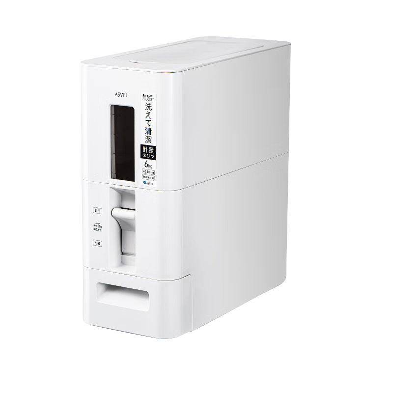 ��˾���أ�ASVEL����Ͱ���洢���� �¿� �����׸� װ������ ��ѹ�Զ����� ʳƷ��6KG