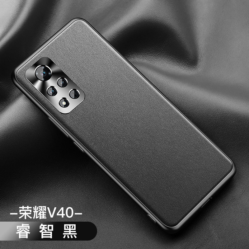 荣耀v40手机壳 华为荣耀v40轻奢版保护套新款全包防摔男女款双面曲屏