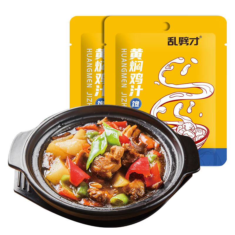 乱劈才(luanpicai) 黄焖鸡汁酱料60g红烧肉汁老卤汁米饭家用商用红烧