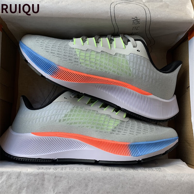 锐趣(ruiqu)飞马37代夏季透气男女运动鞋防滑耐磨38代校园学生百搭