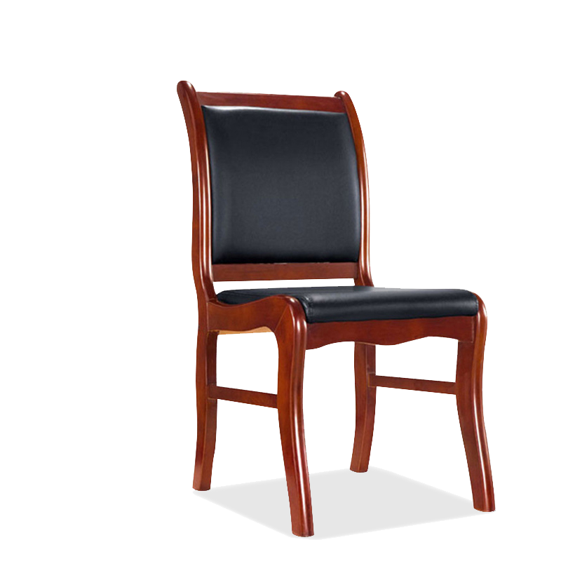 办公家具洽谈椅会议椅实木椅子油漆接待靠背椅2 实木