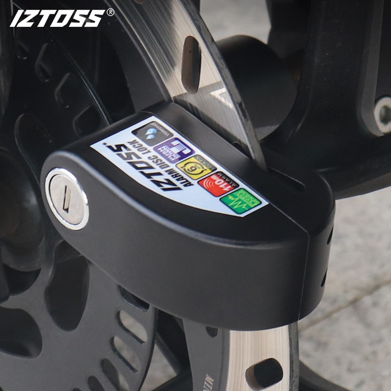 IZTOSS 智能可控报警碟刹锁摩托车防盗锁电动电瓶车山地车锁便携式锁