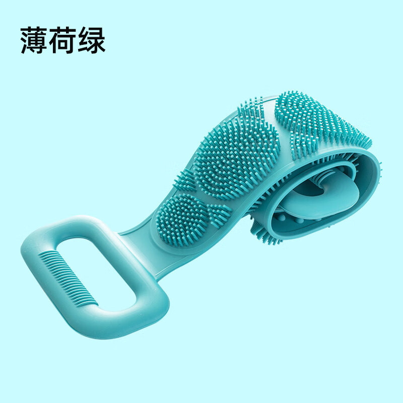 泉讨床头柜收纳盒 小型收纳盒硅胶搓澡神器后背洗澡长条洗澡巾搓背男