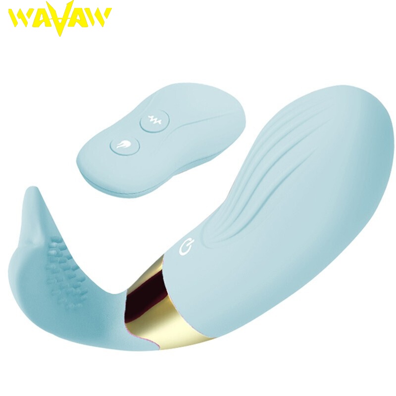 WAVAW轻奢外出穿戴式无线遥控静音隐形性玩具女用具舌舔吸成人夫妻两性用品跳弹粉色