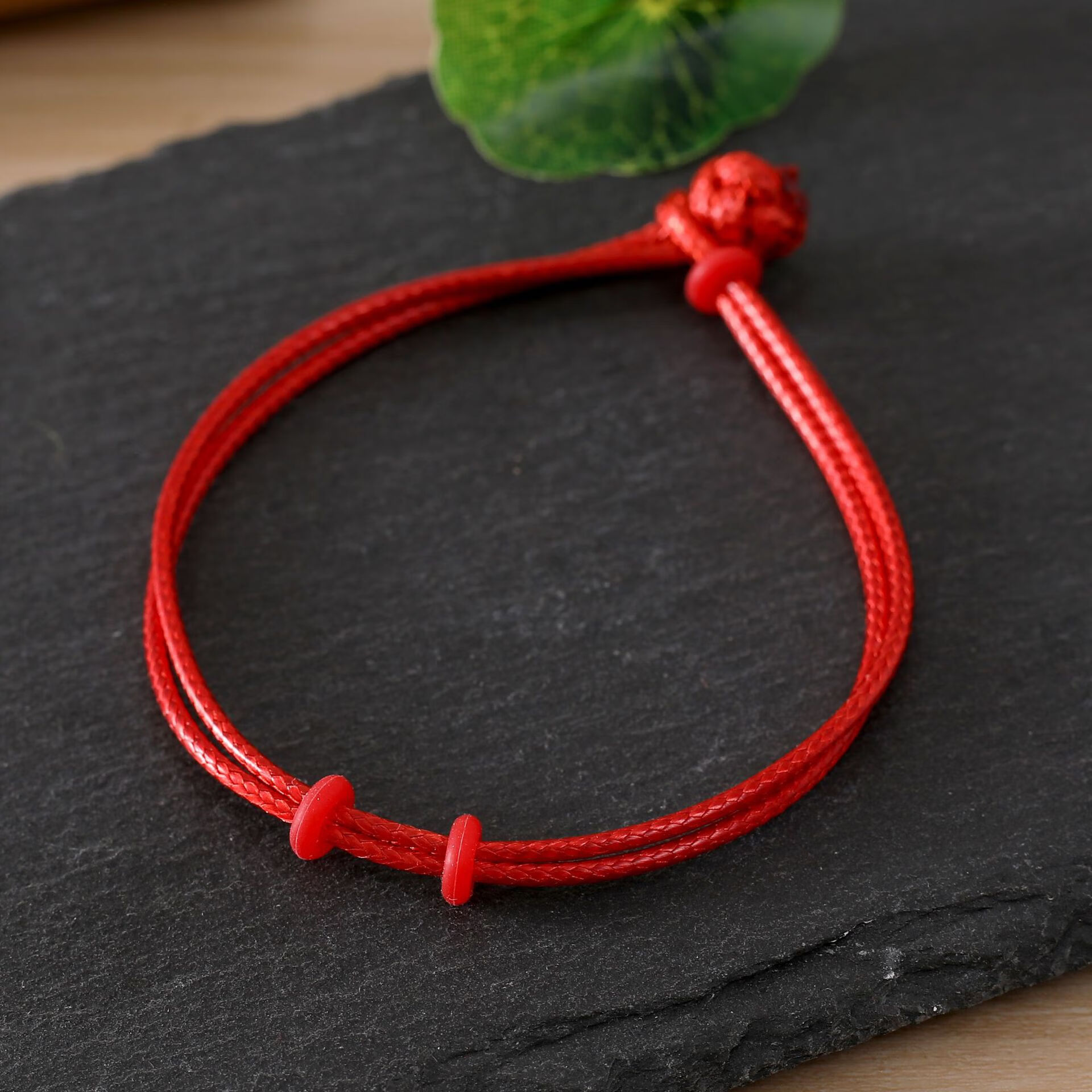 纽扣结蜡线手链可串珠diy手绳半成品手工编织蜡线绳 1.