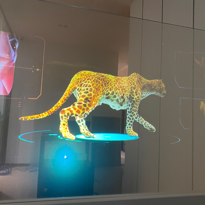 鸿叶 韩国全息投影膜 透明膜橱窗广告影像投影膜 互动3D立体背投幕展厅 透明膜（一个是一平米，如定制尺寸请联系我们）