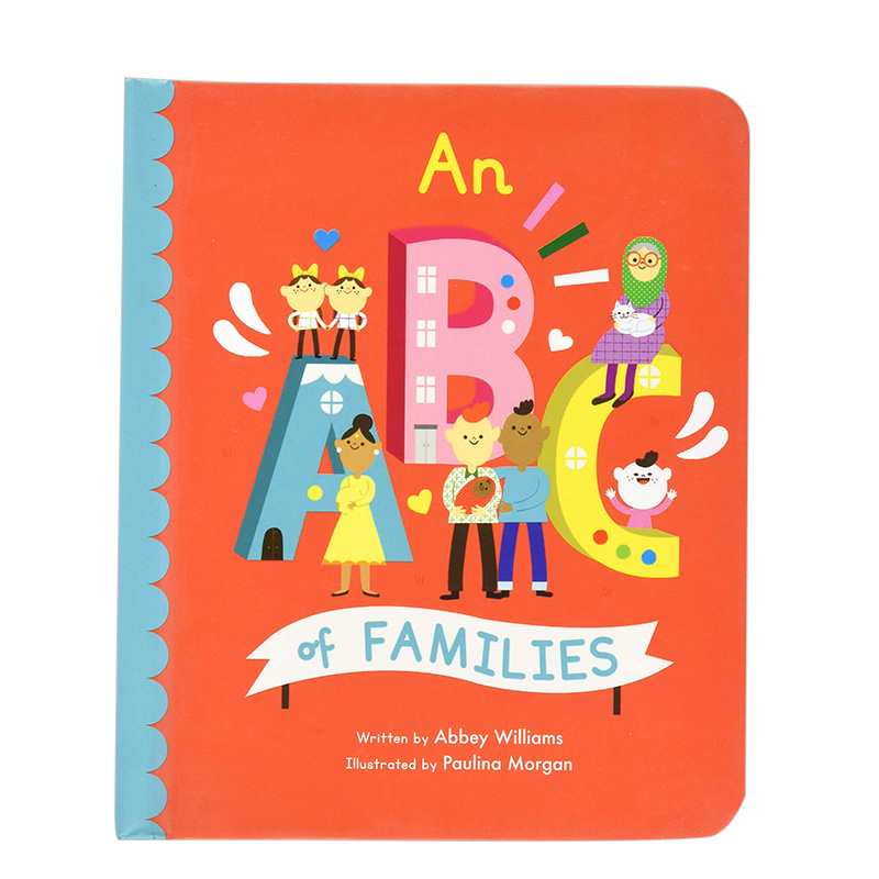 【预售】an abc of families,家庭abc 儿童趣味故事艺术绘本 英文原版