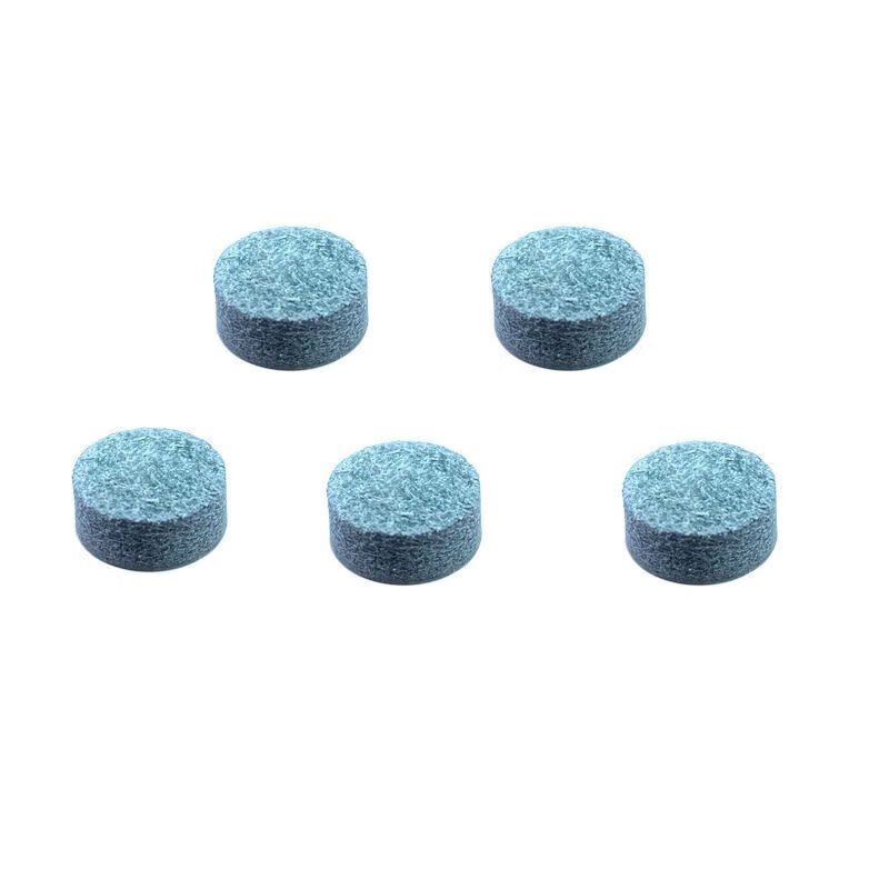 5台球杆头910mm小头弹性野牛皮头小头杆lp公杆皮头桌 10mm lp皮头(5粒