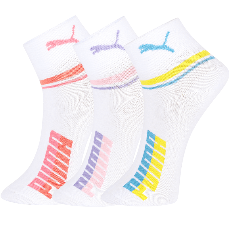 ���ڲ�����PUMA����Ůʿ����Ů��Ͳ��������͸��Ůƴ��ײɫ�˶���Ů��3˫װ 45.41Ԫ(������)