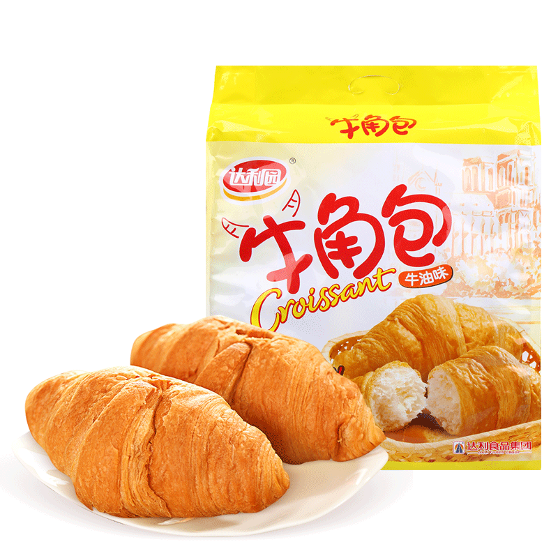 达利园牛角包原味240g零食广场