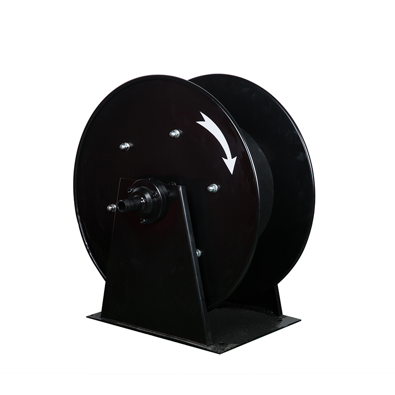 车载加油机油管卷盘油罐车自动可伸缩卷管器加油绞盘绕管机架 6分空盘