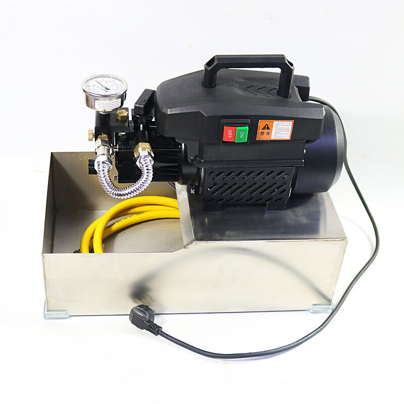 电动试压泵ppr水管打压机便携式牌lde-25地水暖管道测压测漏 标配试压