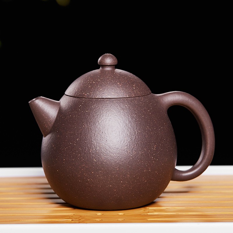 尊壶 宜兴紫砂壶龙旦手工茶具泡茶壶国工宋凯作品原矿紫罗兰泥料 宋凯