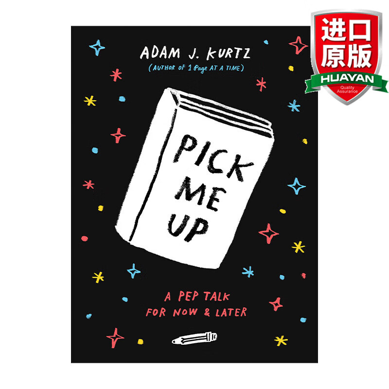 pick me up 英文原版 我的治愈系手记 给现在与未来的自己打气 adam j