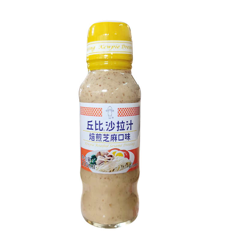 丘比沙拉酱沙拉汁焙煎芝麻口味千岛酱油醋汁拌蔬菜水果沙拉蘸料 焙煎