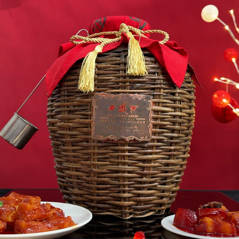 西凤酒 60度大酒海秘藏 5L原浆坛装 纯粮凤香型白酒 婚庆宴请送礼收藏