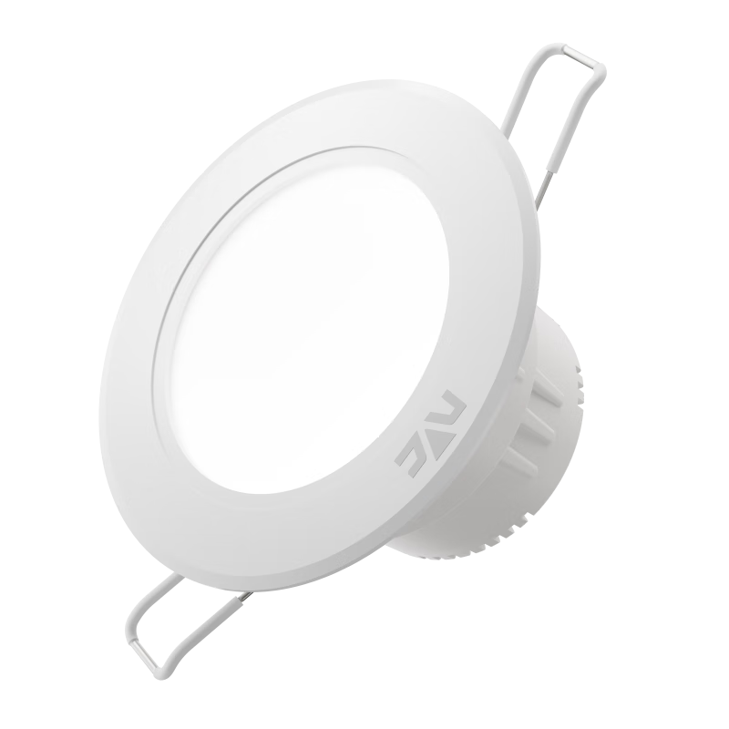 ��ʿ��NVC��Ͳ�� LEDͲ��ƿ׵��컨�����ȹ����� ����װ�ε�ţ�۵� 4W������׹⿪��75-85mm