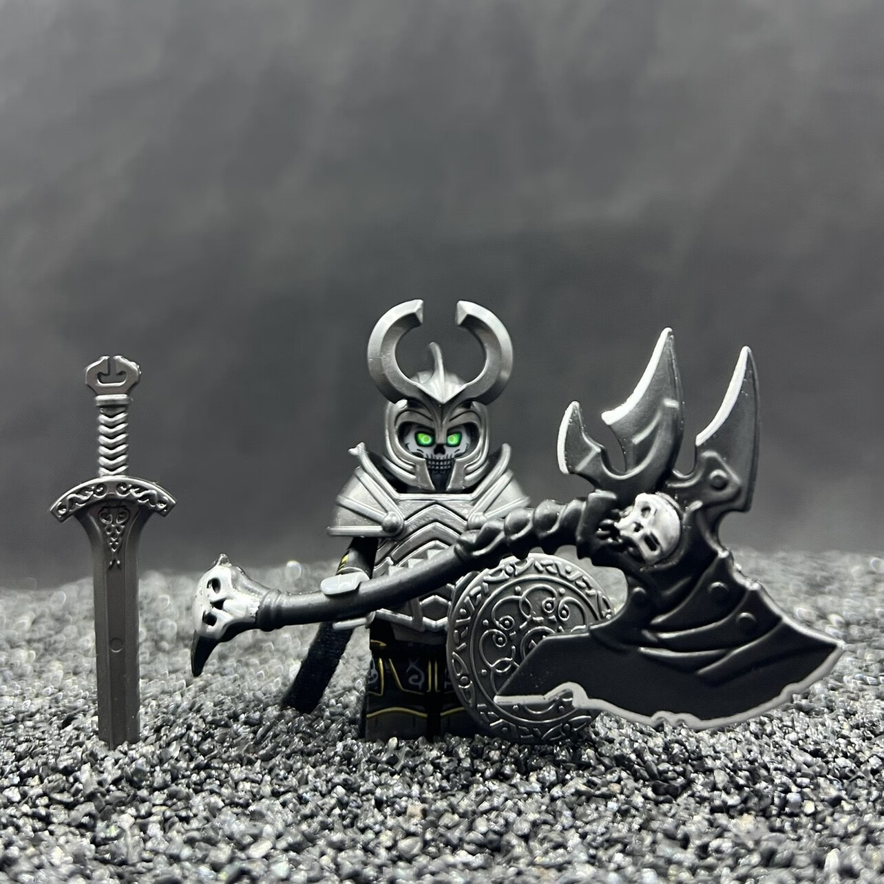 卡乐高中国积木古代士兵中世纪骑士兼容乐高儿童男孩拼装玩具第三方人