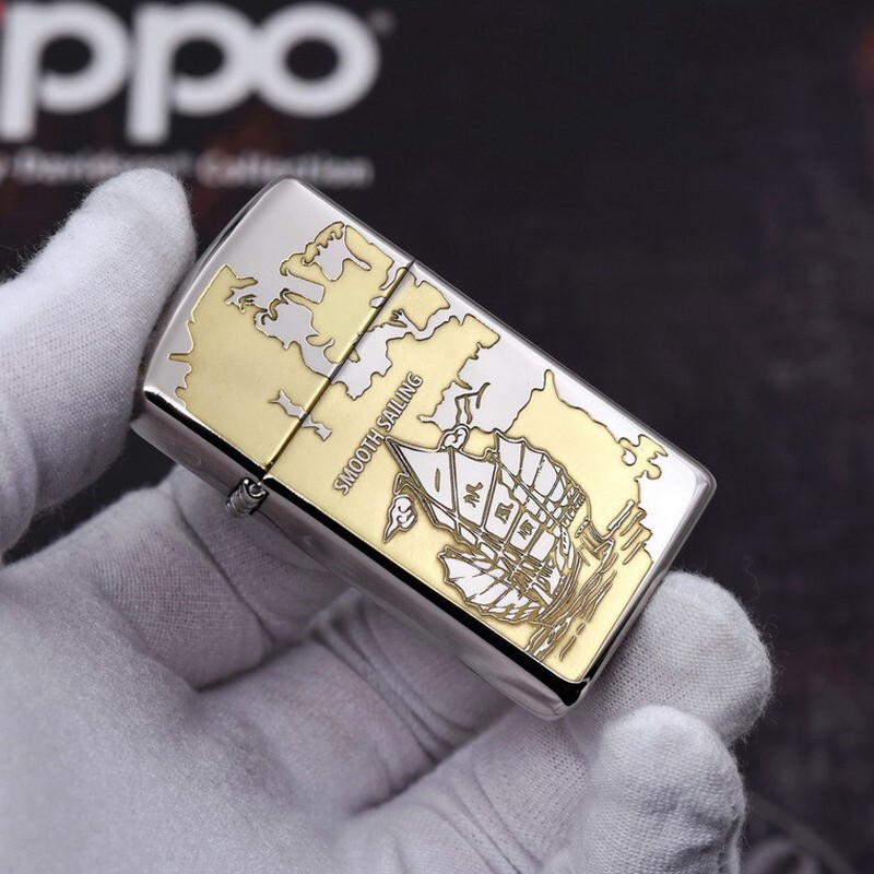 zippo打火机正版 之宝原装进口煤油防风火机 镜面窄机