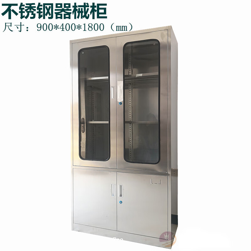 不锈钢口腔诊所美容医院无菌器械西药柜带抽屉玻璃门 图一201钢器械柜