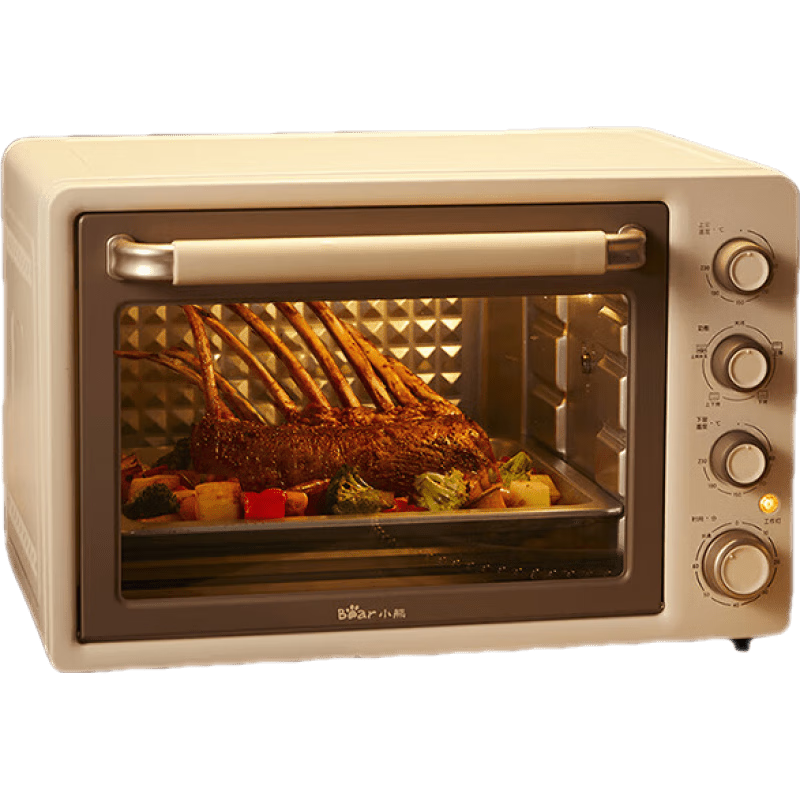 小熊（Bear） 电烤箱 烤箱家用40L大容量 烘焙蛋糕小家电旋钮上下独立控温 带旋转烤叉 DKX-F40A510059107105171