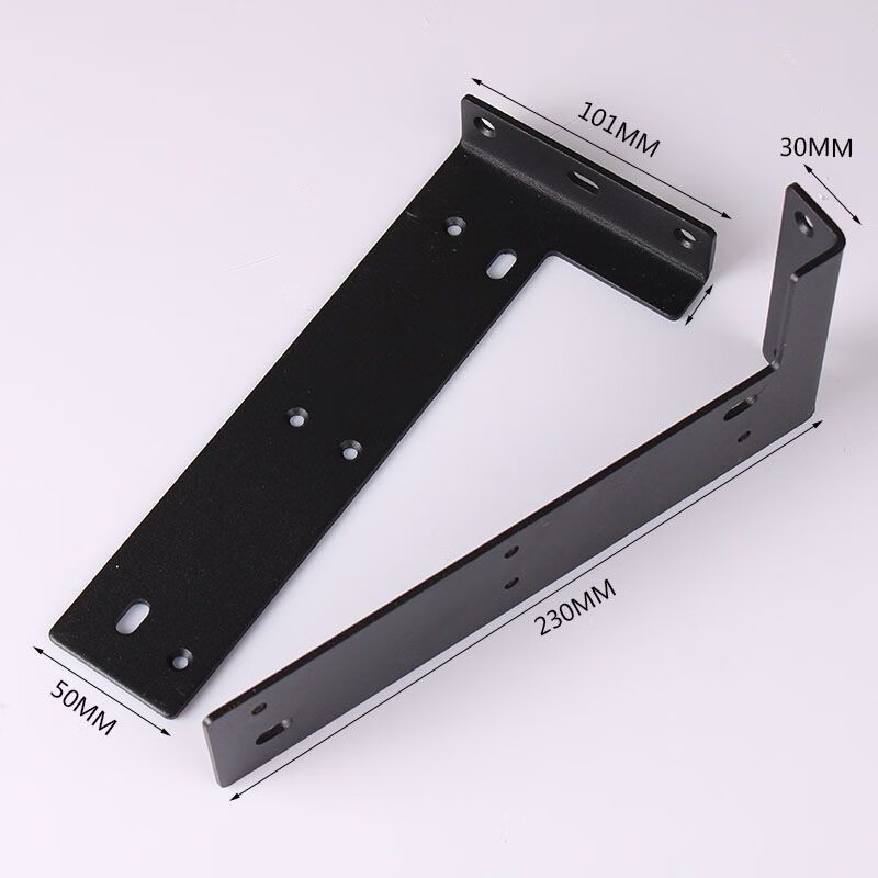 重型隐藏悬浮支架悬空l形重型吊码电视柜浴室柜吊柜隐形承重托架 230*