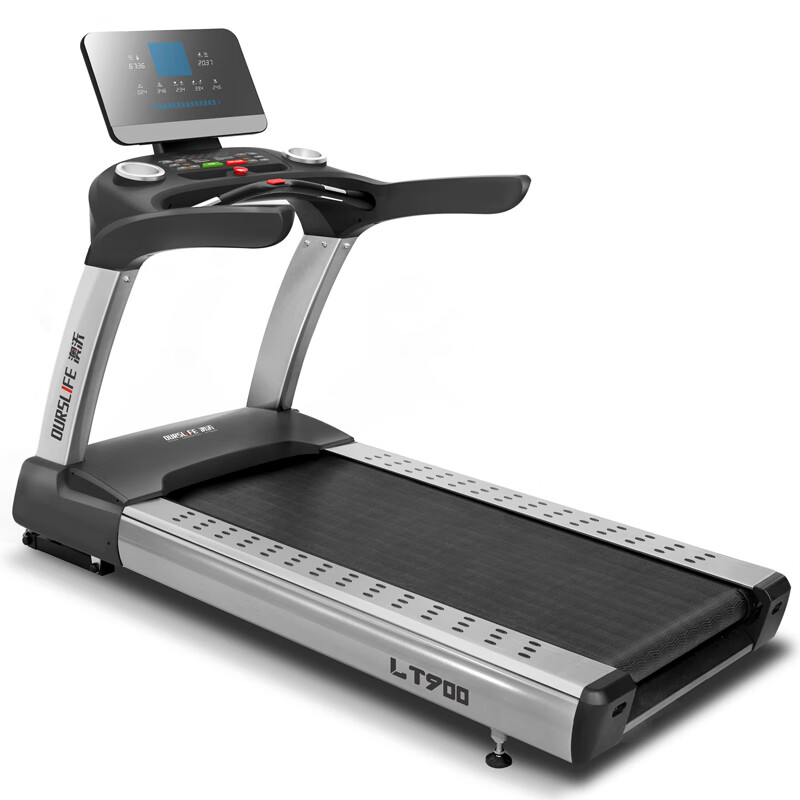 澳沃新生活商用LED跑步机LT900抗震宽跑台健身房健身器材 黑色