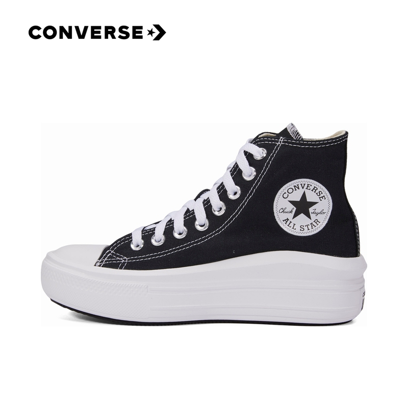 【滔搏运动】converse/匡威女鞋厚底高帮帆布鞋allstar增高休闲鞋运动