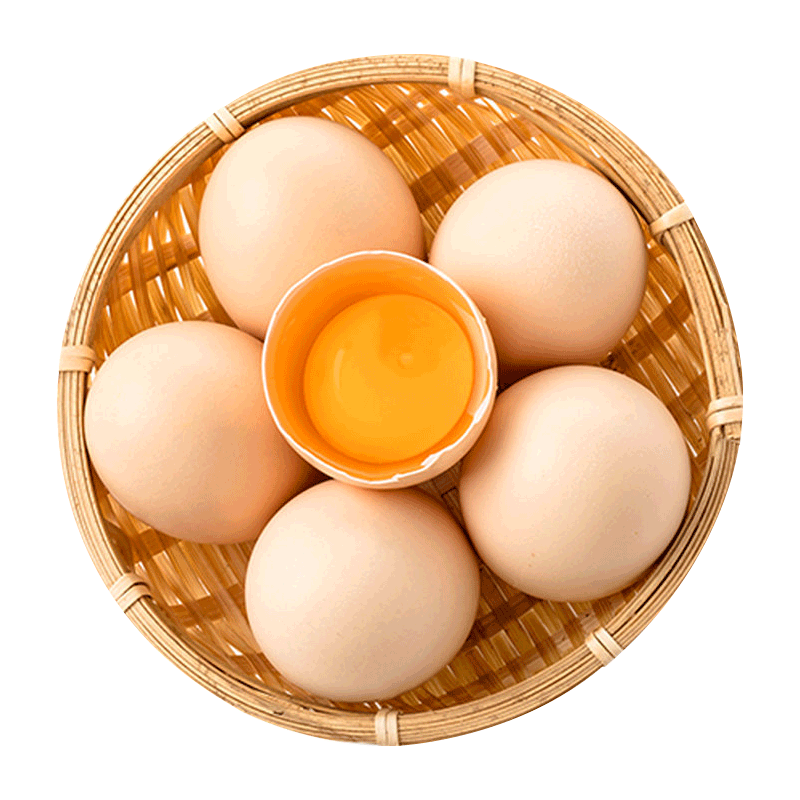 筱诺 农家散养新鲜土鸡蛋笨鸡蛋  现捡现发柴鸡蛋 40枚