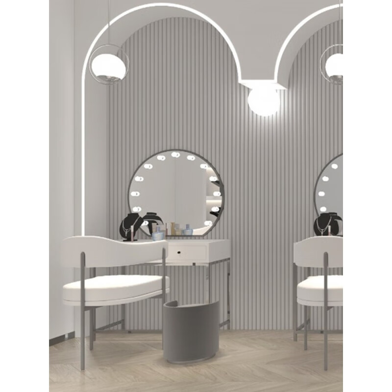 创京懿选影楼化妆台用带灯简约美容院婚纱摄影店化妆师工作室化妆桌